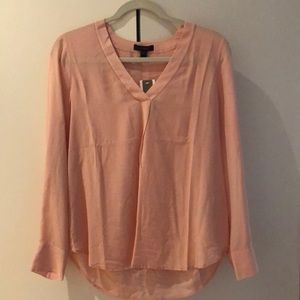 NWT JCrew pale pink silk blouse